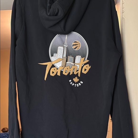 Nike Men's Black Hoodie with Gold Accents - Picture 2 of 3
